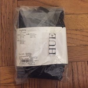 Hue black sparkle ribbed tights